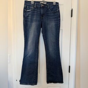 Levi's Dark Blue Wide Leg Jeans